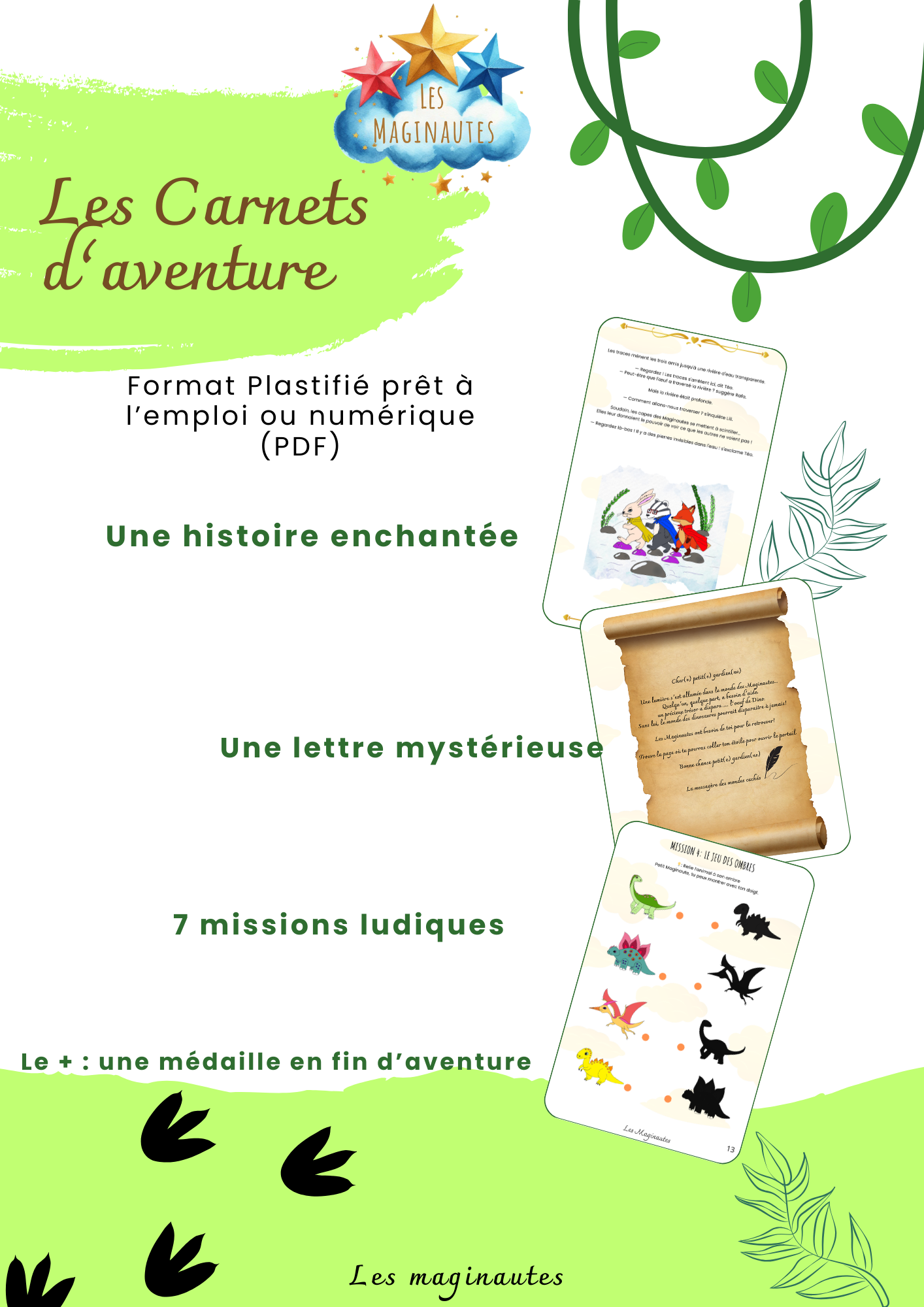 Carnet d'aventure Le secret de l'oeuf perdu - 3 à 5 ans