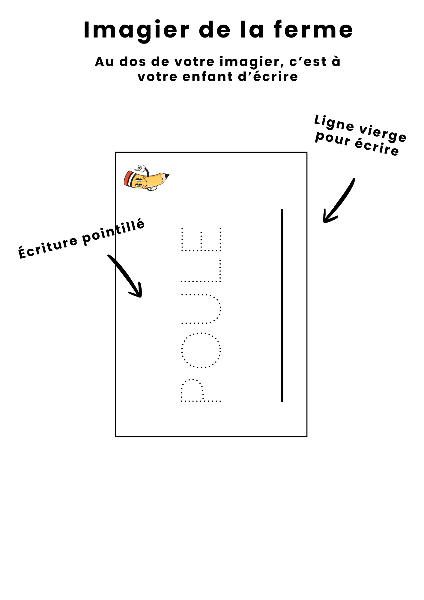 Imagier évolutif La Ferme